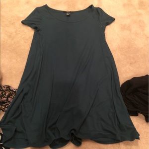 Blue green forever 21 T-shirt dress
